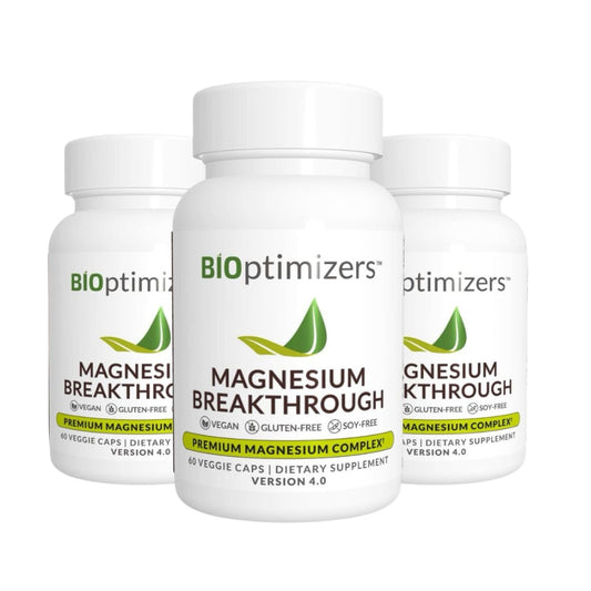 BIOptimizers Magnesium Breakthrough 4.0 – 60 Count (Pack of 3)